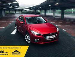 Red Used 2014 Mazda 3 Inclusive Sedan | £5,195 (A bit pricey)