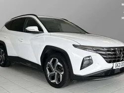 White Used 2021 Hyundai Tucson Premium SUV | £21,766 (Fair price)