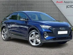 Blue Used 2025 Audi Q4 Sportback e-tron Black Edition SUV | £40,000