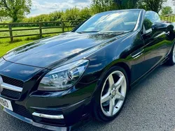 Black Used 2012 Mercedes SLK350 AMG Cabriolet | £14,995