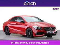 Red Used 2017 Mercedes CLA180 AMG line Sedan | £14,599 (Fair price)