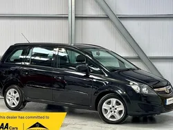 Black Used 2013 Vauxhall Zafira MPV | £3,495 (Fair price)