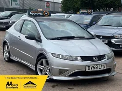 Silver Used 2009 Honda Civic Type S Hatchback | £1,975 (Good price)