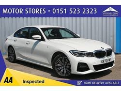 White Used 2020 BMW 330e M Sport Sedan | £22,195 (Fair price)