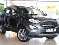 Grey Used 2018 Ford Ecosport Titanium SUV | £9,220 (Fair price)