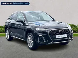 Black Used 2022 Audi Q5 S-Line SUV | £32,356 (Fair price)