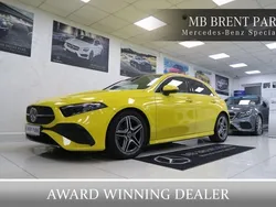 Yellow Used 2023 Mercedes A200 Executive Hatchback | £20,000 (Fair price)