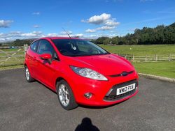 Red Used 2012 Ford Fiesta Zetec Hatchback | £3,295 (Fair price)