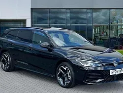 Black Used 2025 VW Passat R-line Estate | £36,240