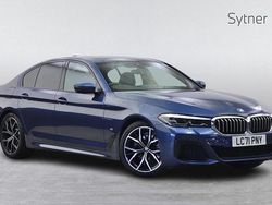Blue Used 2021 BMW 520 M Sport | £26,000 (Fair price)