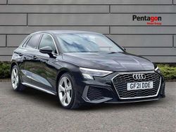 Black Used 2021 Audi A3 S-Line Hatchback | £20,164 (Fair price)
