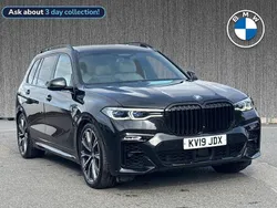 Black Used 2019 BMW X7 M Sport SUV | £44,599 (A bit pricey)