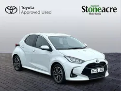 White Used 2022 Toyota Yaris Hybrid Design Hatchback | £17,000 (Fair price)