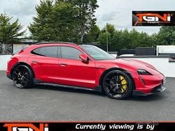 Red Used 2021 Porsche Taycan Cross Turismo Sedan | £67,995 (Expensive)