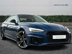 Blue Used 2024 Audi A5 Black Edition Coupe | £36,995 (Expensive)
