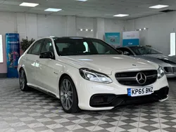 White Used 2015 Mercedes E63 AMG AMG Sedan | £33,995
