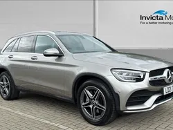 Silver Used 2021 Mercedes GLC220 AMG line Estate | £30,500 (Fair price)