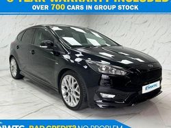 Black Used 2017 Ford Focus ST-Line Hatchback | £8,095 (Good price)