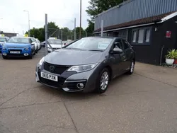 Grey Used 2015 Honda Civic SE Plus Hatchback | £5,995 (Fair price)