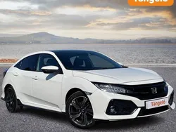 White Used 2019 Honda Civic Sport Plus Hatchback | £11,995 (Fair price)