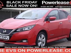 Red Used 2020 Nissan Leaf Tekna Hatchback | £9,464 (Good price)