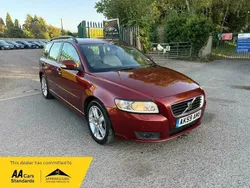 Red Used 2009 Volvo V50 SE Estate | £3,495 (Fair price)