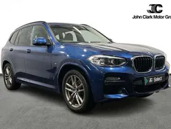 Blue Used 2018 BMW X3 M Sport SUV | £19,750 (Fair price)