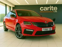 Red Used 2018 Skoda Octavia vRS Hatchback | £16,695 (A bit pricey)