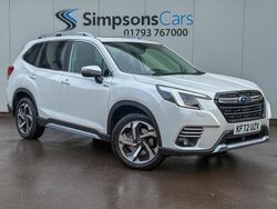 Crystal white Used 2022 Subaru Forester Premium SUV | £25,304 (A bit pricey)