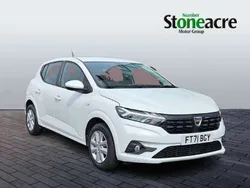 White Used 2022 Dacia Sandero Comfort Hatchback | £10,500 (Good price)