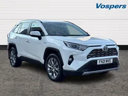 White Used 2021 Toyota RAV4 Hybrid SUV | £29,000 (Fair price)