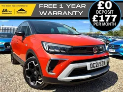 Orange Used 2021 Vauxhall Crossland Ultimate SUV | £9,740 (Fair price)