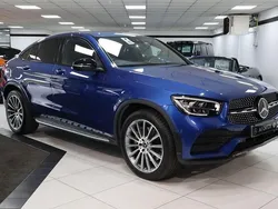 Blue Used 2022 Mercedes GLC300 AMG Line Premium Coupe | £36,949 (Good price)
