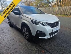 White Used 2019 Peugeot 3008 GT-line SUV | £11,695 (Fair price)