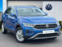 Blue Used 2022 VW T-Roc Life SUV | £17,490 (Fair price)