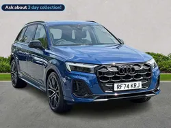 Blue Used 2025 Audi Q7 Black Edition SUV | £61,540 (A bit pricey)