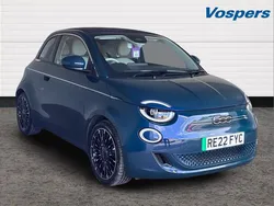 Green Used 2022 Fiat 500e La Prima Cabriolet | £17,800 (Fair price)