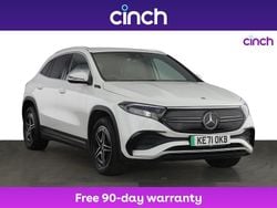 White Used 2021 Mercedes EQA350 AMG line SUV | £21,449 (Fair price)