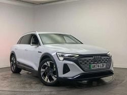 White Used 2024 Audi Q8 e-tron Sport SUV | £40,400 (Expensive)