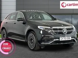 Black Used 2020 Mercedes EQC400 AMG line SUV | £31,079