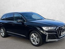 Black Used 2022 Audi Q7 S-Line SUV | £41,750 (Fair price)
