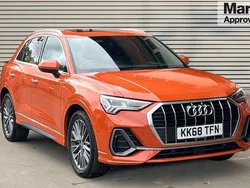 Orange Used 2019 Audi Q3 S-Line SUV | £22,990 (Good price)