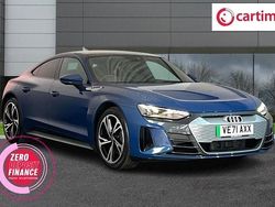 Blue Used 2021 Audi e-tron GT quattro Design Sedan | £36,990 (Good price)