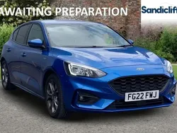 Blue Used 2022 Ford Focus ST-Line Hatchback | £14,835 (Fair price)