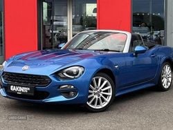 Blue Used 2018 Fiat 124 Spider Lusso Plus Cabriolet | £11,495 (A bit pricey)