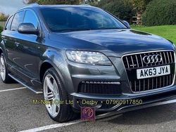 Grey Used 2014 Audi Q7 S-line plus SUV | £13,990 (Fair price)