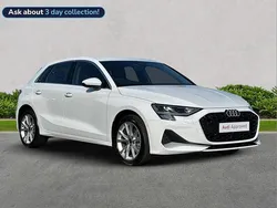 White Used 2025 Audi A3 e-tron Sport Hatchback | £29,569 (A bit pricey)