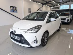 White Used 2018 Toyota Yaris Hatchback | £8,650 (Fair price)
