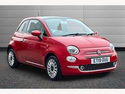 Red Used 2019 Fiat 500 Lounge Hatchback | £8,290 (Fair price)