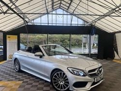 Silver Used 2017 Mercedes C220 AMG Line Premium Plus Cabriolet | £14,500 (Good price)